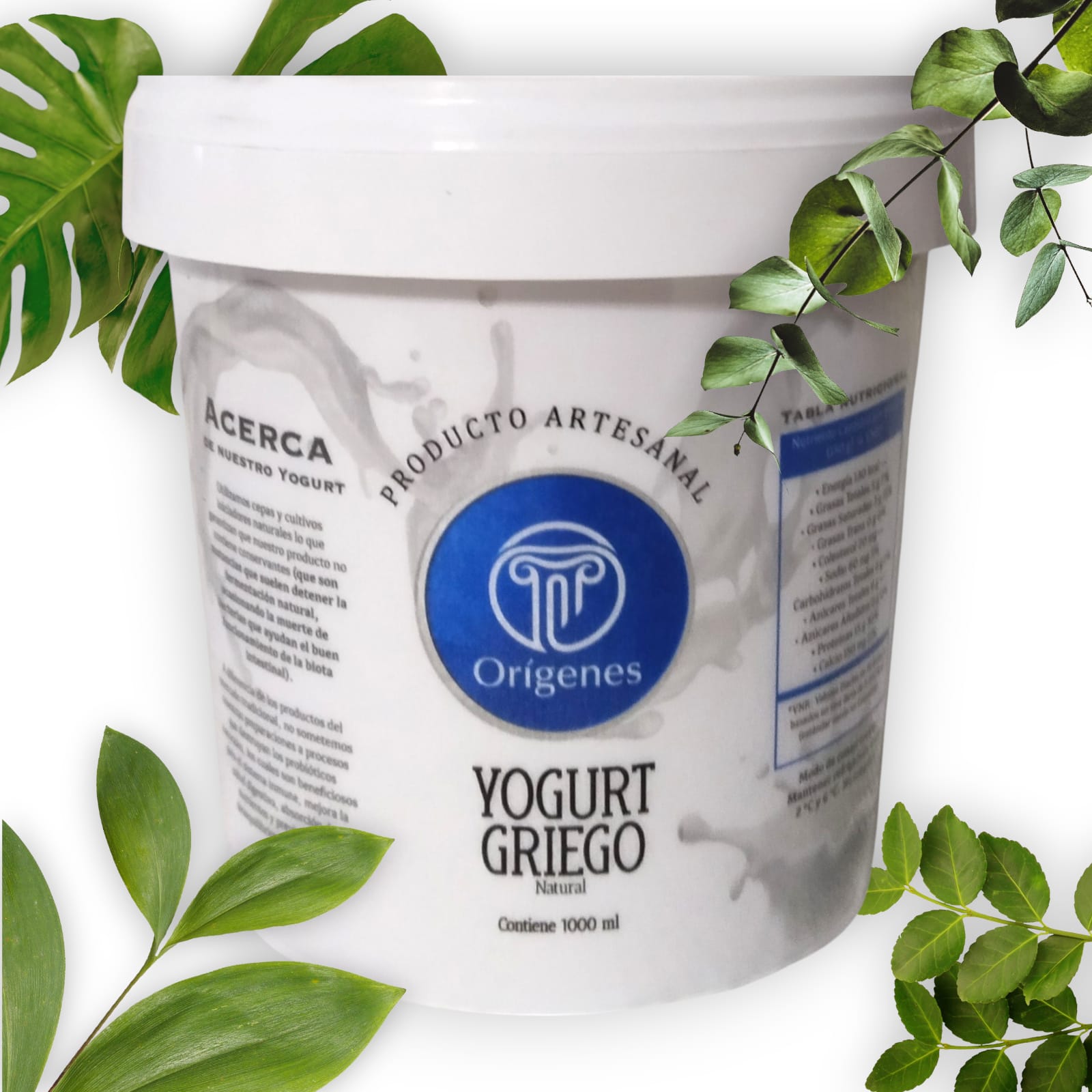 Yogurt Griego Natural  500 gramos/ 172 litro